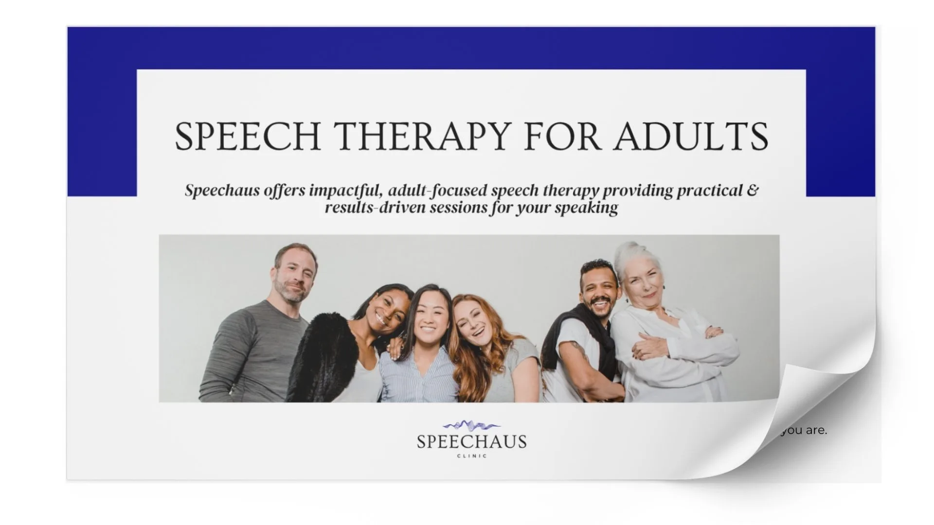 Speechaus Service Brochure Speechaus Brochure